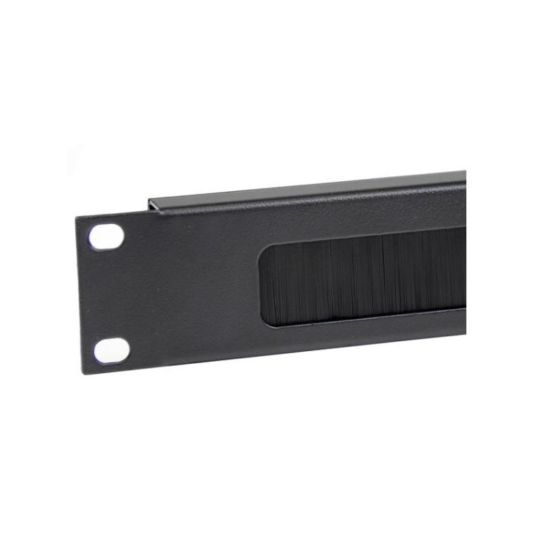 StarTech.com - Panel Pasacables con Cepillo para Armario Rack de Servidores 1U - Organizador de Cableado de Peine