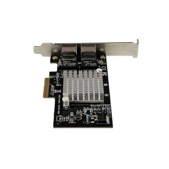 StarTech.com - Tarjeta Adaptador de Red PCI Express PCI-E Gigabit Ethernet con 2 Puertos RJ45 Chipset Intel i350