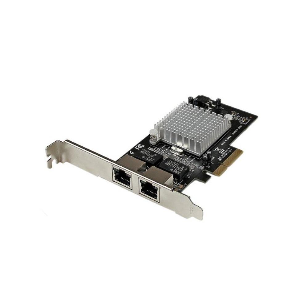 StarTech.com - Tarjeta Adaptador de Red PCI Express PCI-E Gigabit Ethernet con 2 Puertos RJ45 Chipset Intel i350