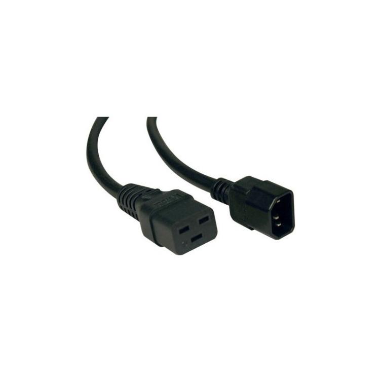 Eaton - IEC C14/IEC C19, 10/16 A Negro 2 m C14 acoplador C19 acoplador