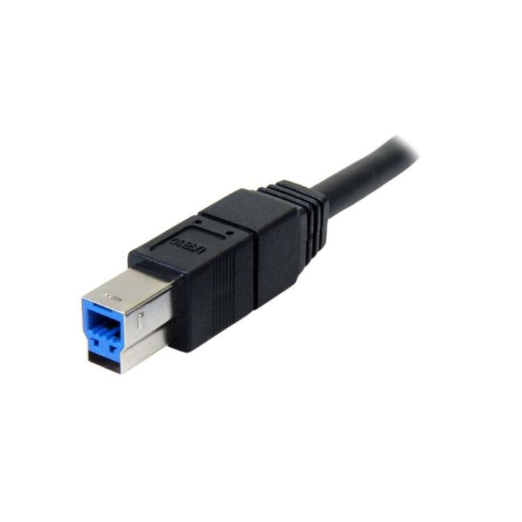 StarTech.com - Cable USB 3.0 SuperSpeed Negro de 3 metros - A Macho a B Macho