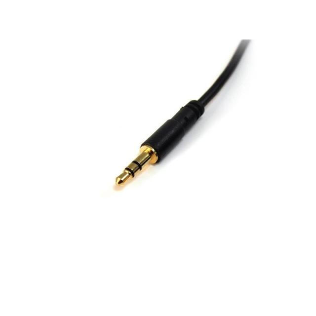 StarTech.com - Cable de 3m Delgado de Audio Estéreo de 3,5mm - Macho a Macho