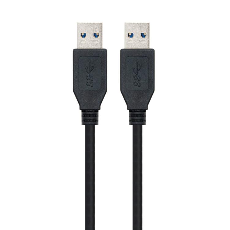 Nanocable - 10.01.1001-BK cable USB USB 3.2 Gen 1 (3.1 Gen 1) 1 m USB A Negro