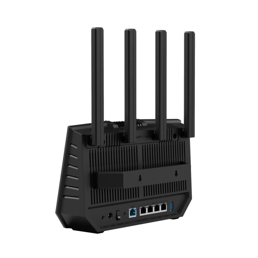 ASUS - RT-BE92U router inalámbrico 10 Gigabit Ethernet Tribanda (2.4 GHz / 5 GHz / 6 GHz) Negro