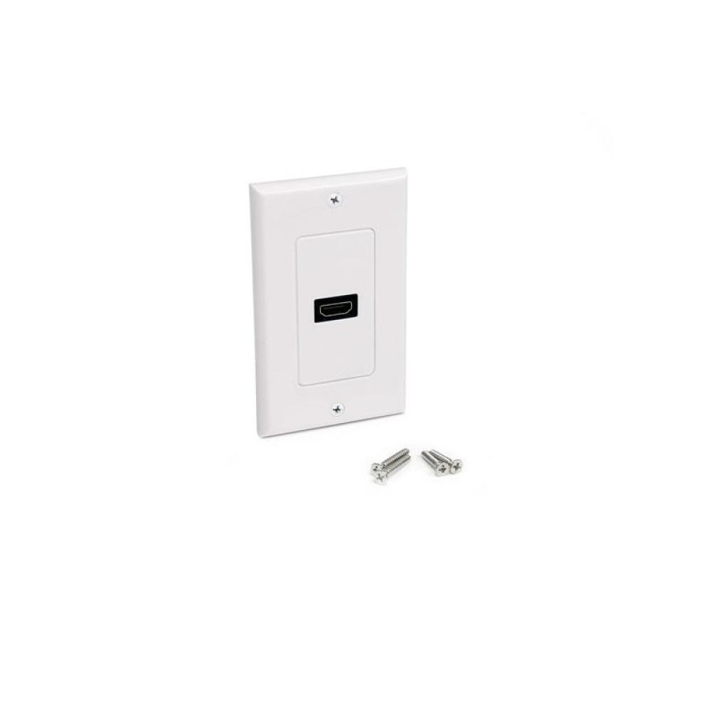 StarTech.com - HDMIPLATE placa de pared y cubierta de interruptor Blanco