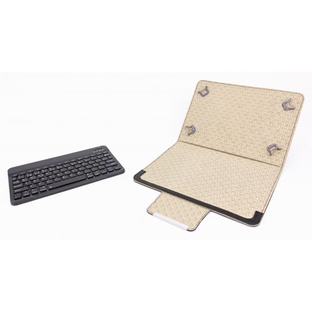 TALIUS - TAL-CV3007BLK funda para tablet 25,4 cm (10") Funda delantera Negro