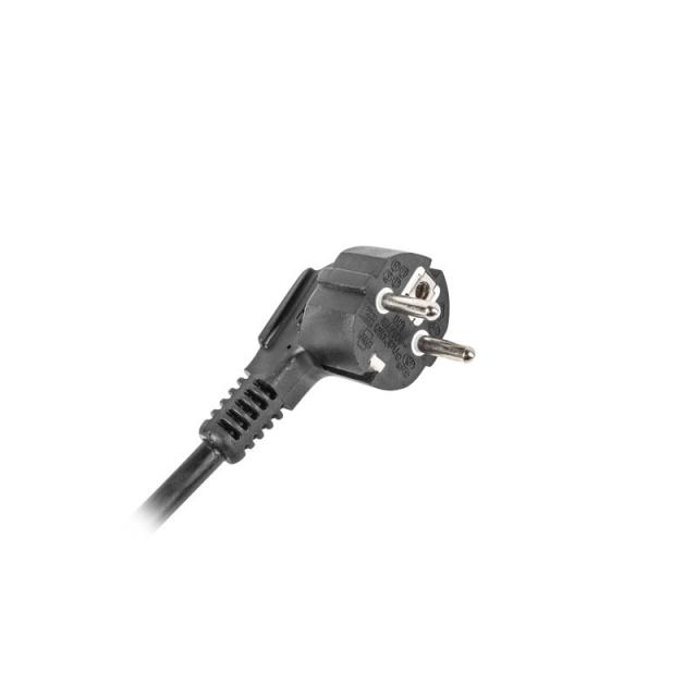 Lanberg - PDU-06F-0200-BK unidad de distribución de energía (PDU) 6 salidas AC 1U Negro