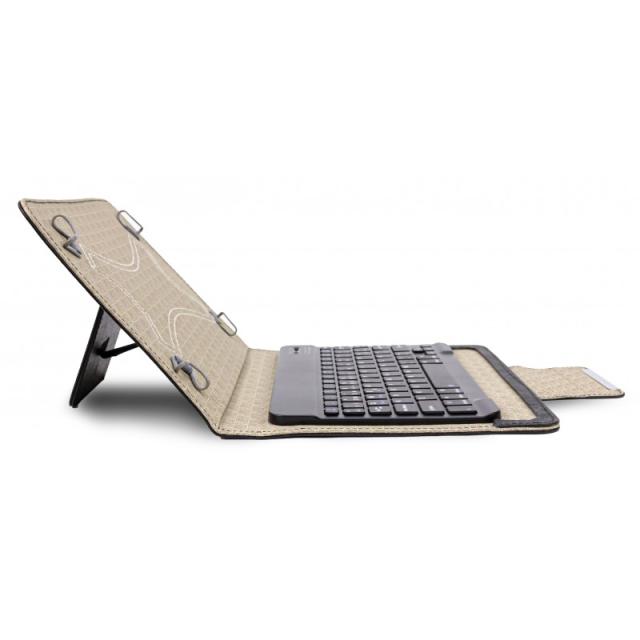 TALIUS - TAL-CV3007BLK funda para tablet 25,4 cm (10") Funda delantera Negro