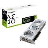 GIGABYTE - GeForce RTX 5060 AERO OC 8G Tarjeta Gráfica - 8GB GDDR7, 128bit, PCI-E 5.0, 2595 MHz Frecuencia del núcleo, 3 x Displ