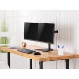 Equip - Soporte de sobremesa económico para dos monitores de 17"-32