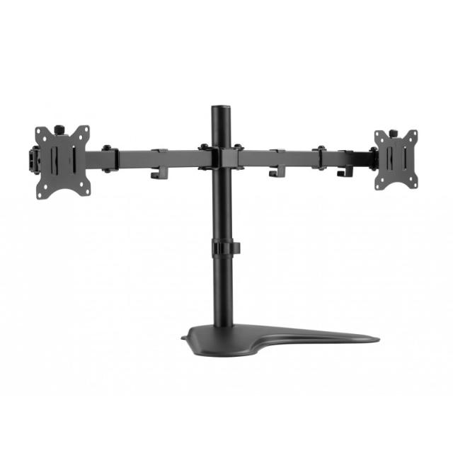 Equip - Soporte de sobremesa económico para dos monitores de 17"-32