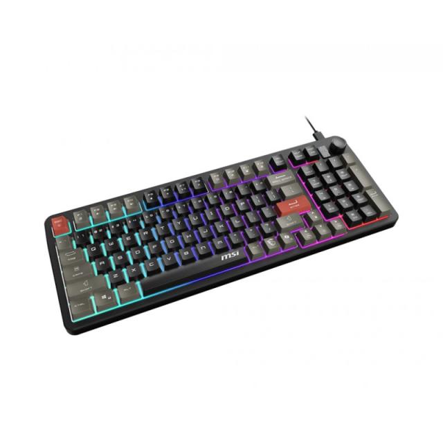 MSI - FORGE GK110 teclado Juego USB QWERTY Español Negro