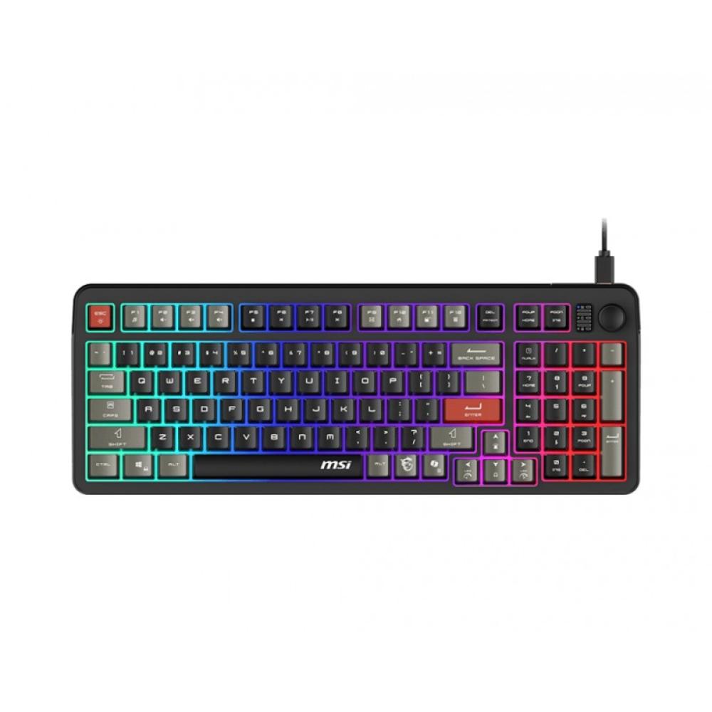 MSI - FORGE GK110 teclado Juego USB QWERTY Español Negro