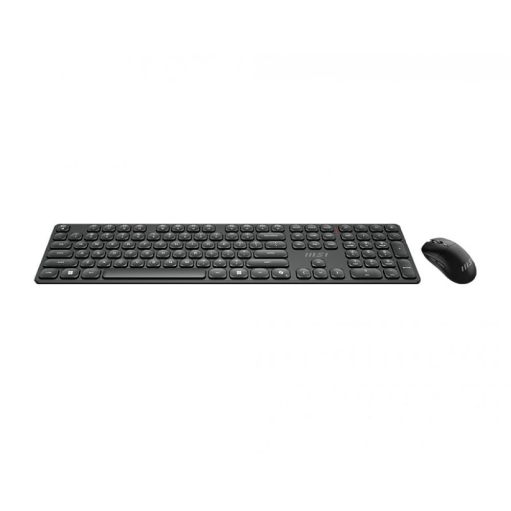 MSI - FORGE K210 WIRELESS COMBO teclado Ratón incluido Hogar / Oficina USB Negro