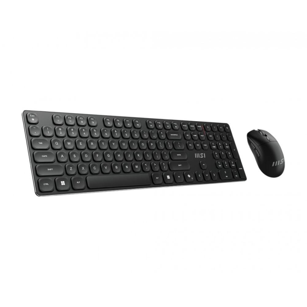 MSI - FORGE K210 WIRELESS COMBO teclado Ratón incluido Hogar / Oficina USB Negro