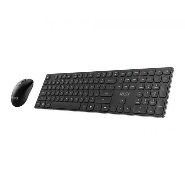 MSI - FORGE K210 WIRELESS COMBO teclado Ratón incluido Hogar / Oficina USB Negro