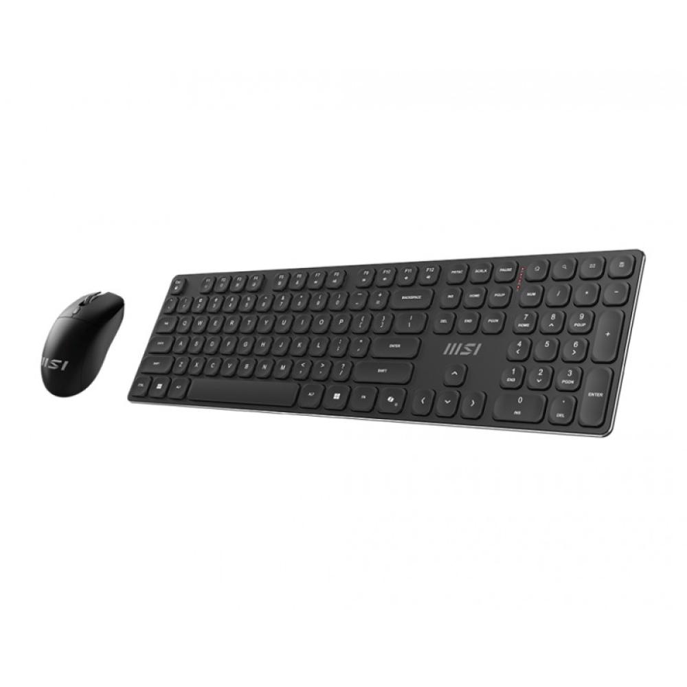 MSI - FORGE K210 WIRELESS COMBO teclado Ratón incluido Hogar / Oficina USB Negro