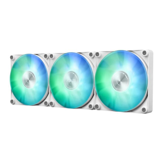 ASUS - MAX Gaming LC 360 ARGB LCD White Edition Procesador Sistema de refrigeración líquida todo en uno 12 cm Blanco