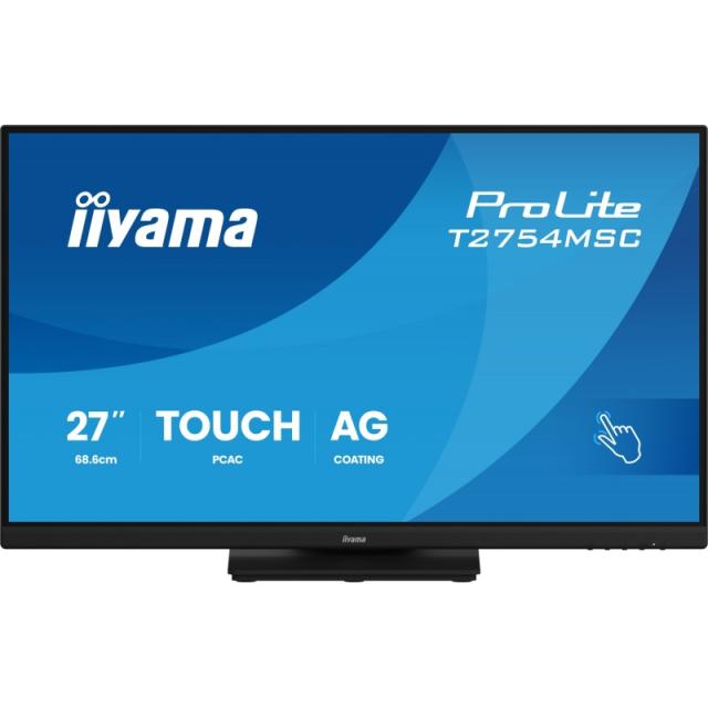 iiyama - ProLite T2754MSC-B2AG pantalla para PC 68,6 cm (27") 1920 x 1080 Pixeles Full HD Pantalla táctil