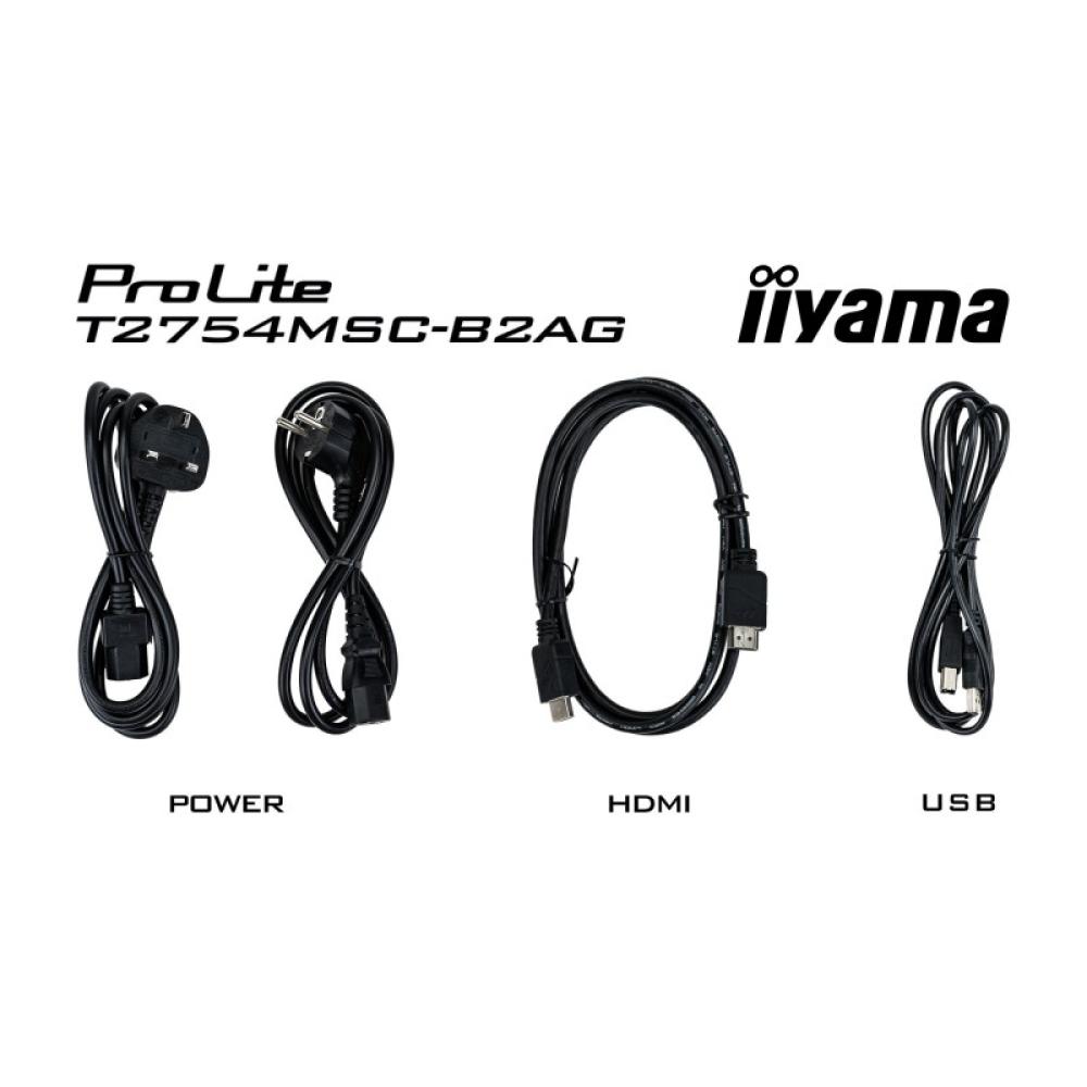 iiyama - ProLite T2754MSC-B2AG pantalla para PC 68,6 cm (27") 1920 x 1080 Pixeles Full HD Pantalla táctil