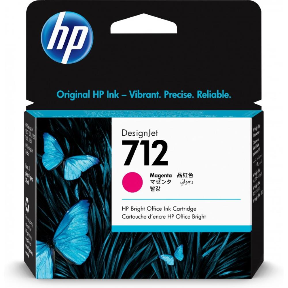 HP - Cartucho de Tinta DesignJet 712 magenta de 29 ml