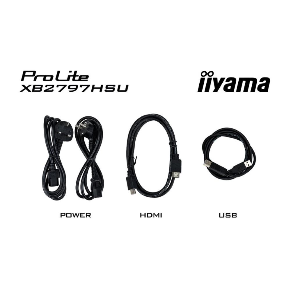 iiyama - ProLite XB2797HSU-B1 pantalla para PC 68,6 cm (27") 1920 x 1080 Pixeles Full HD LED Negro