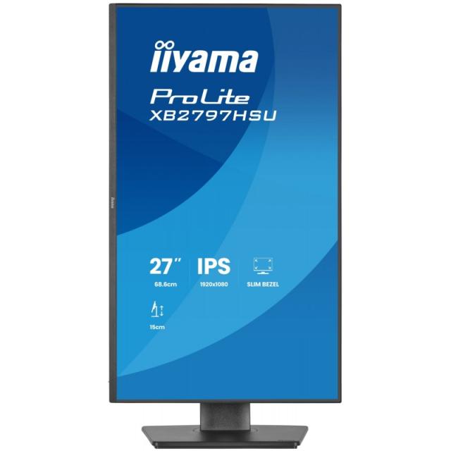 iiyama - ProLite XB2797HSU-B1 pantalla para PC 68,6 cm (27") 1920 x 1080 Pixeles Full HD LED Negro