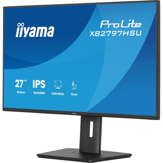 iiyama - ProLite XB2797HSU-B1 pantalla para PC 68,6 cm (27") 1920 x 1080 Pixeles Full HD LED Negro