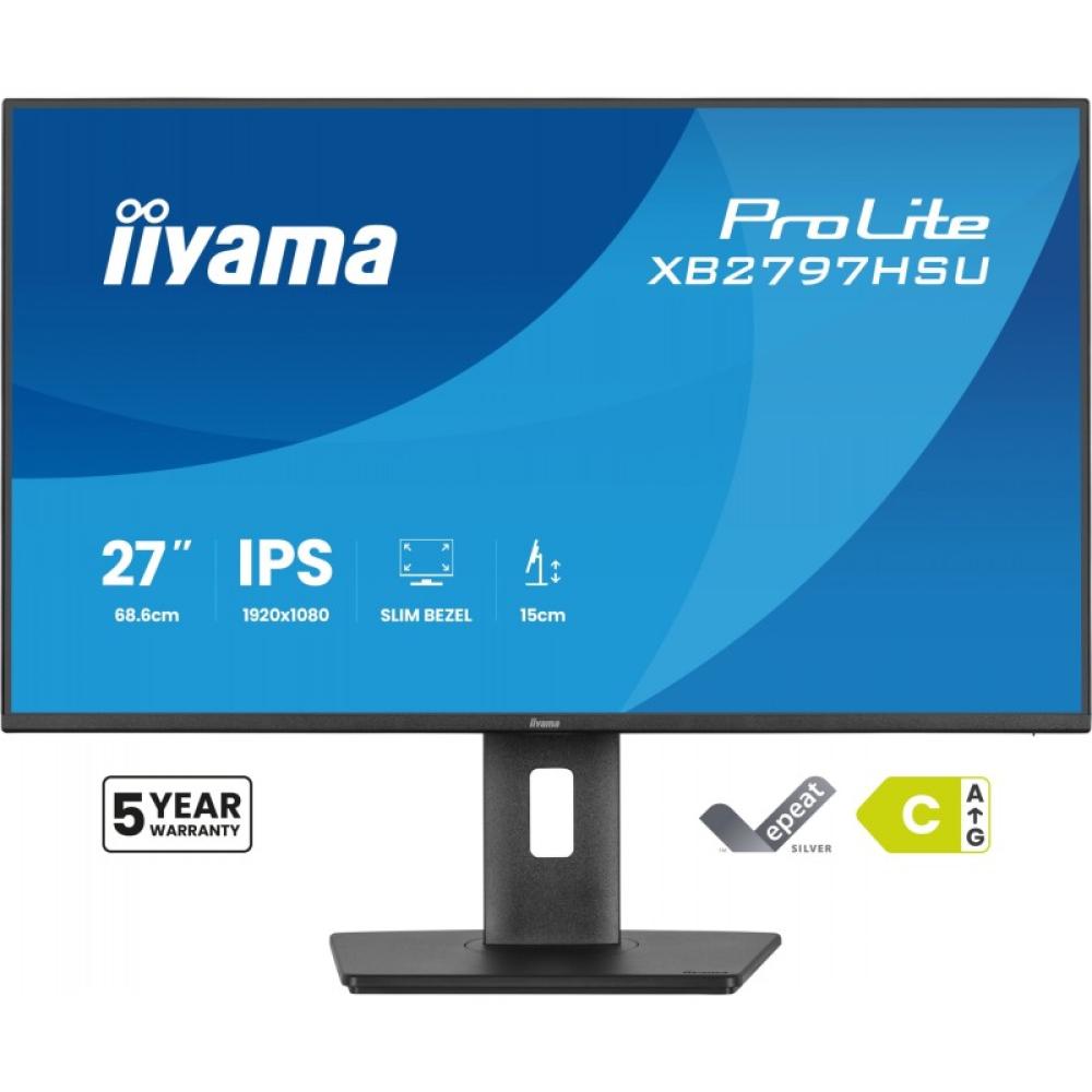 iiyama - ProLite XB2797HSU-B1 pantalla para PC 68,6 cm (27") 1920 x 1080 Pixeles Full HD LED Negro
