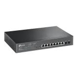 TP-Link - JetStream TL-SG2210MP switch Gestionado L2/L2+ Gigabit Ethernet (10/100/1000) Energía sobre Ethernet (PoE) 1U Negro