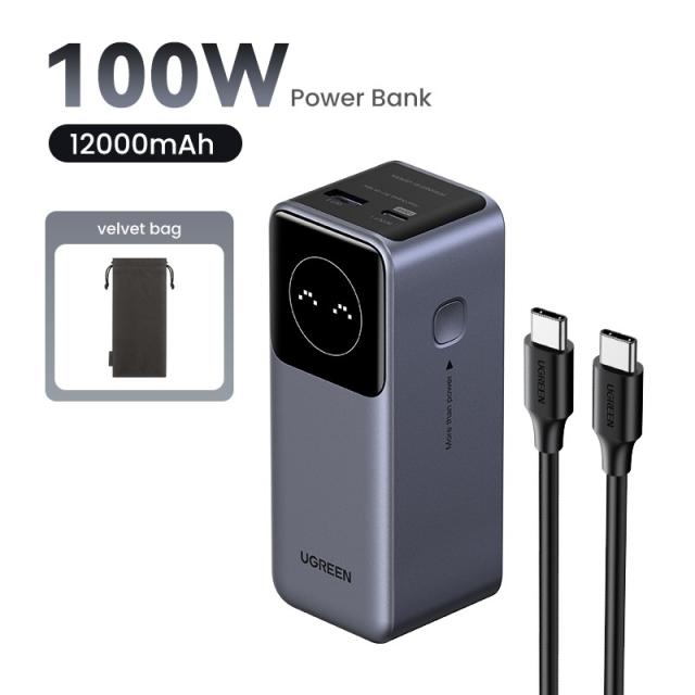 Ugreen - 12000mAh 100W Fast Charging Powerbank