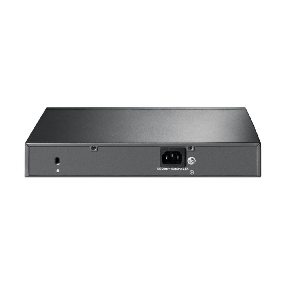 TP-Link - JetStream TL-SG2210MP switch Gestionado L2/L2+ Gigabit Ethernet (10/100/1000) Energía sobre Ethernet (PoE) 1U Negro