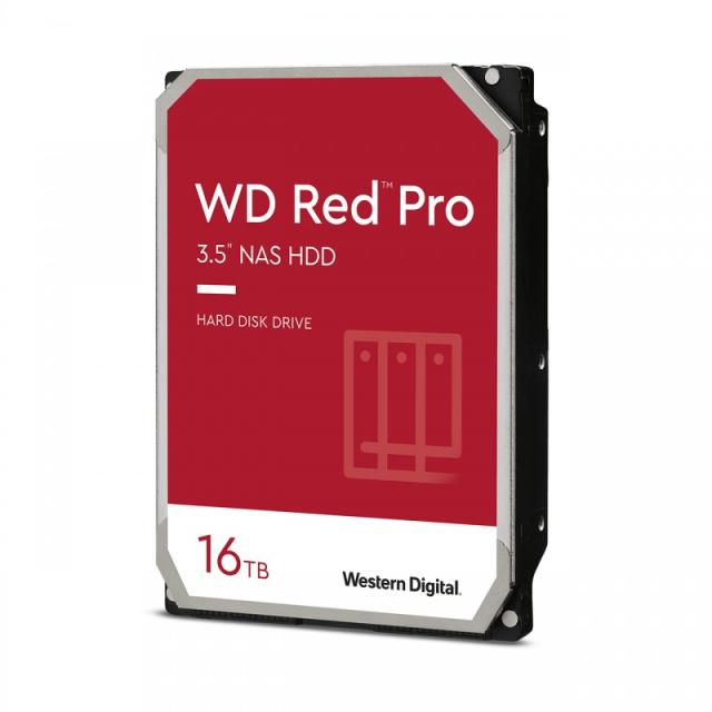 Western Digital - Red Pro disco duro interno 16 TB 7200 RPM 512 MB 3.5" SATA