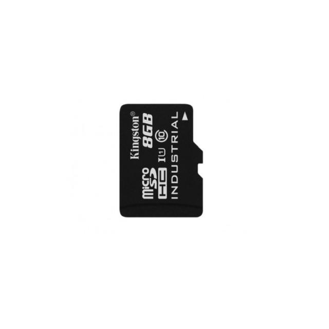 Kingston Technology - Tarjeta 8GB microSDHC Industrial C10 A1 pSLC paquete individual sin adaptador