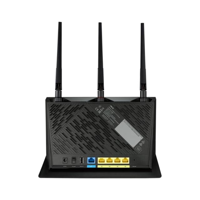 ASUS - 4G-AC86U router inalámbrico Gigabit Ethernet Doble banda (2,4 GHz / 5 GHz) Negro
