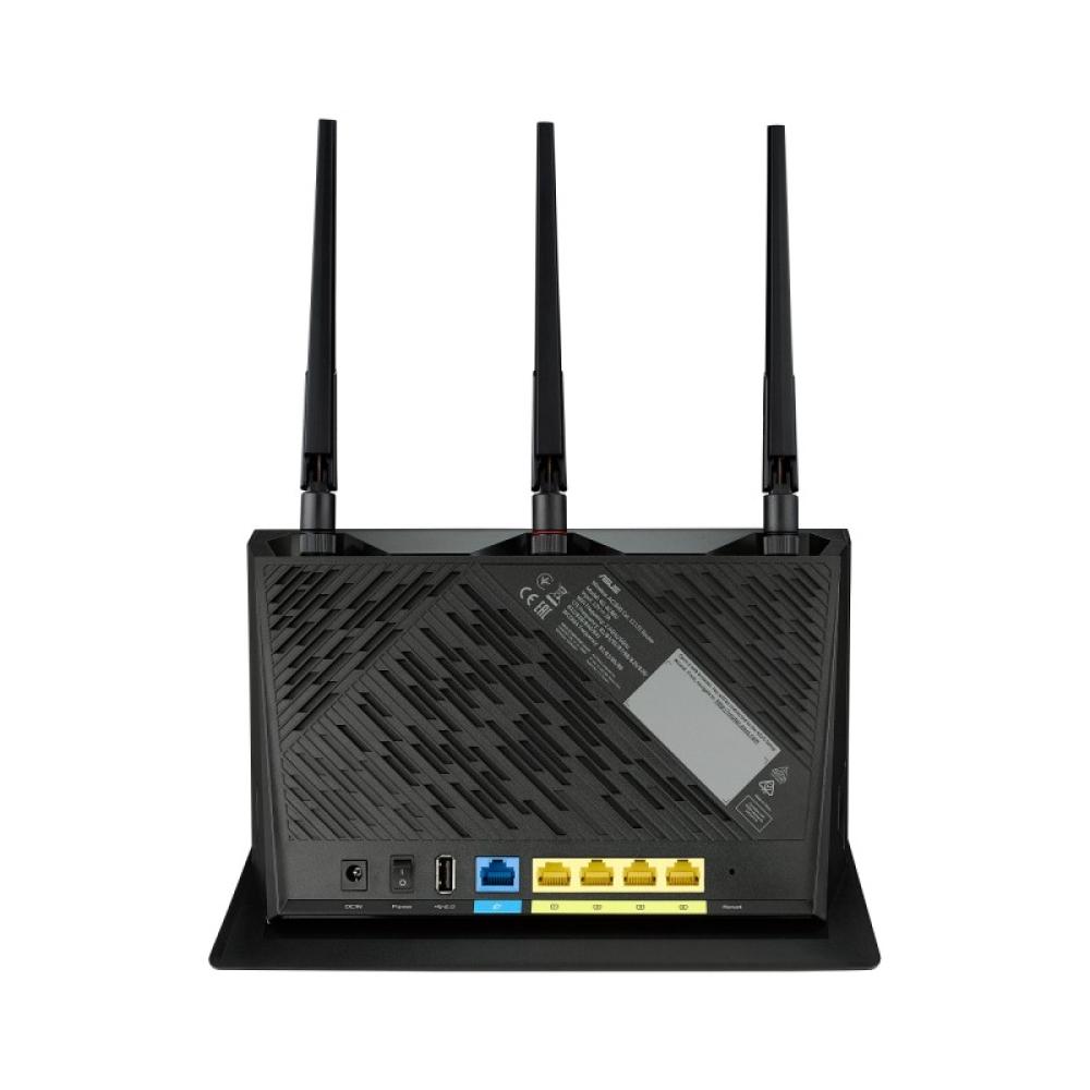 ASUS - 4G-AC86U router inalámbrico Gigabit Ethernet Doble banda (2,4 GHz / 5 GHz) Negro