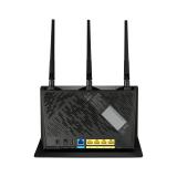 ASUS - 4G-AC86U router inalámbrico Gigabit Ethernet Doble banda (2,4 GHz / 5 GHz) Negro