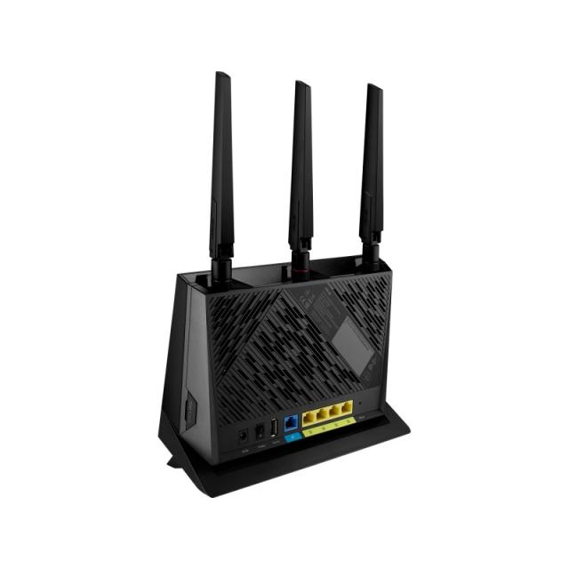 ASUS - 4G-AC86U router inalámbrico Gigabit Ethernet Doble banda (2,4 GHz / 5 GHz) Negro