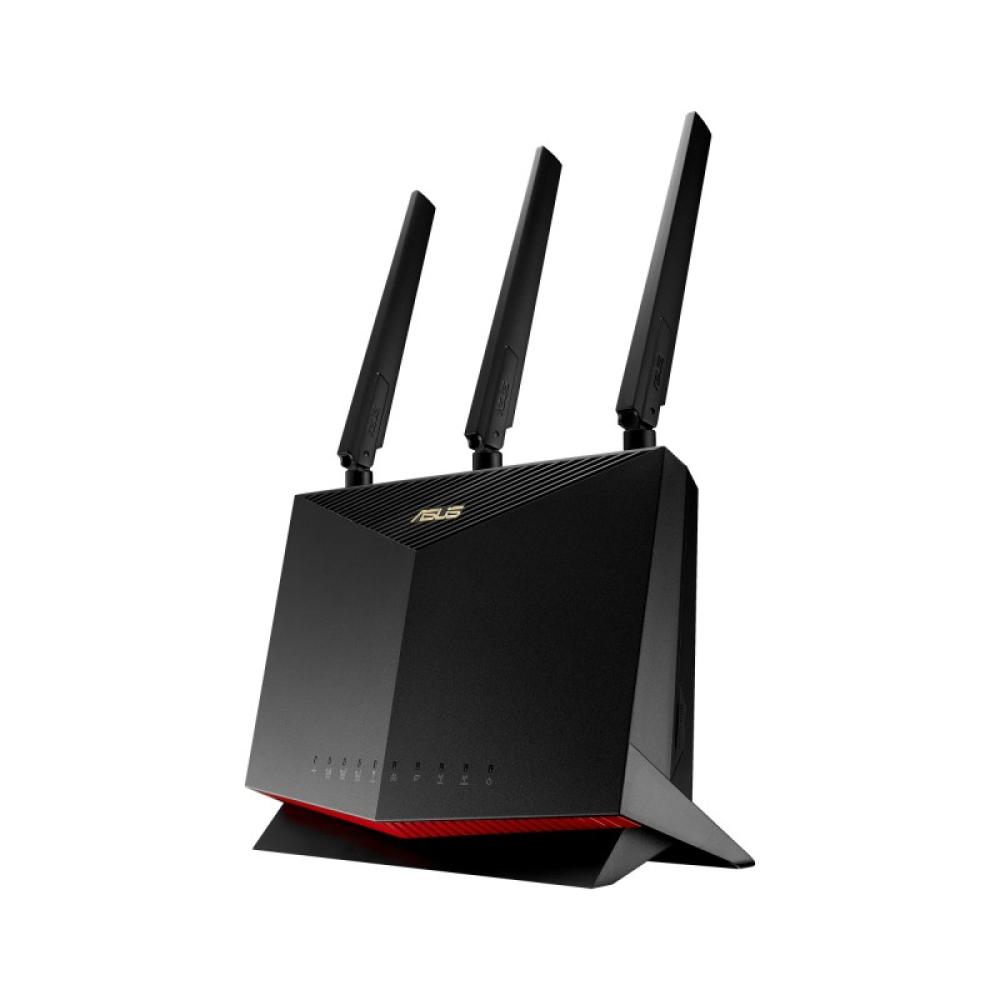 ASUS - 4G-AC86U router inalámbrico Gigabit Ethernet Doble banda (2,4 GHz / 5 GHz) Negro