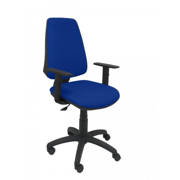 PIQUERAS Y CRESPO - Silla Elche CP brazos regulables bali color azul