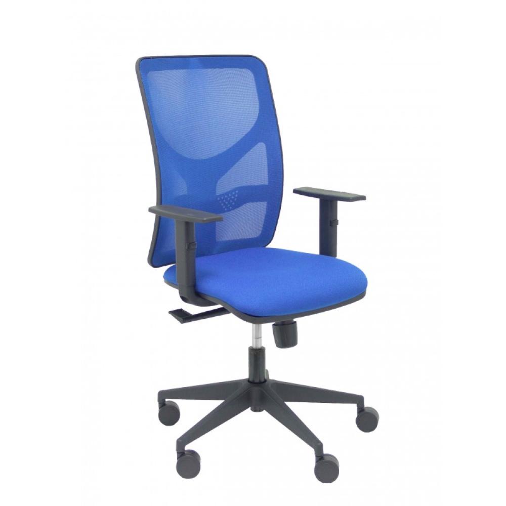 PIQUERAS Y CRESPO - Silla Motilla malla azul asiento bali azul brazo regulable