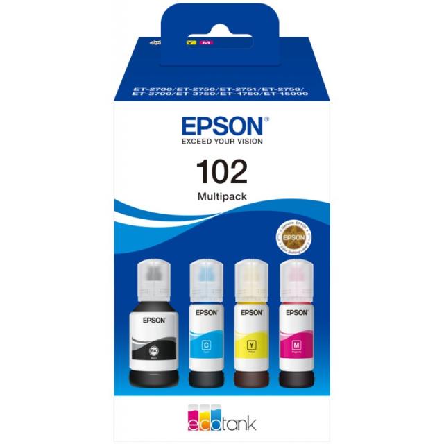 Epson - 102 EcoTank 4-colour Multipack