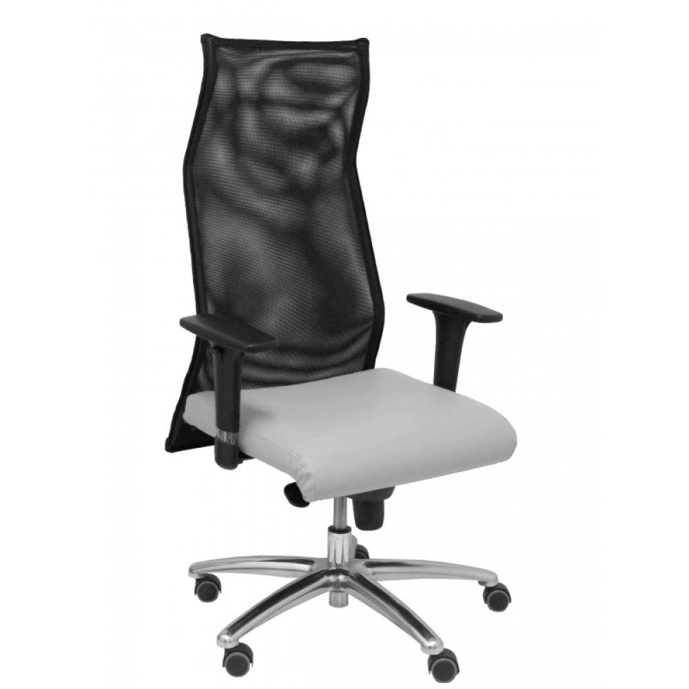 PIQUERAS Y CRESPO - Sillon Sahuco similpiel gris claro