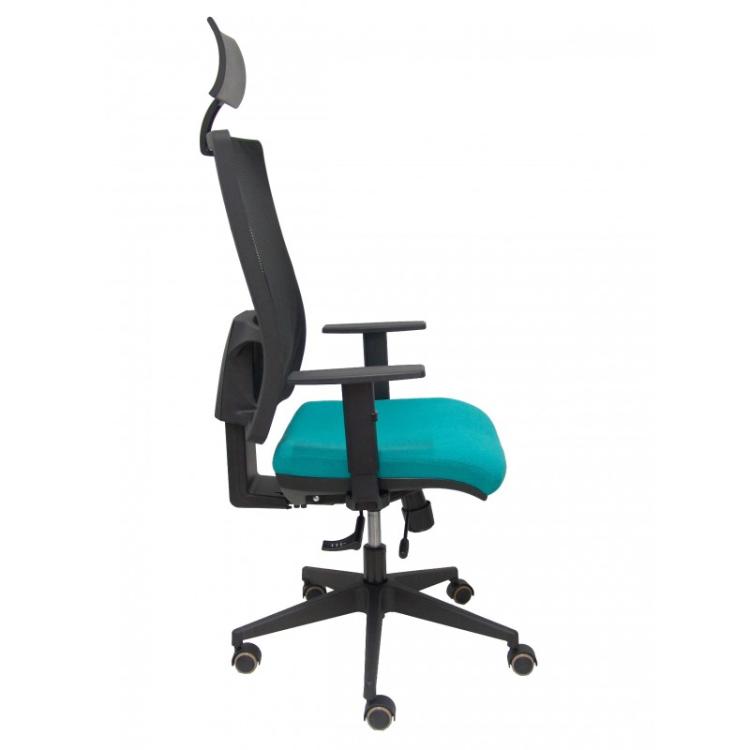 PIQUERAS Y CRESPO - Silla Horna traslack bali verde brazos regulables ruedas parqué y cabecero - 10TKM840B39B10CRPC