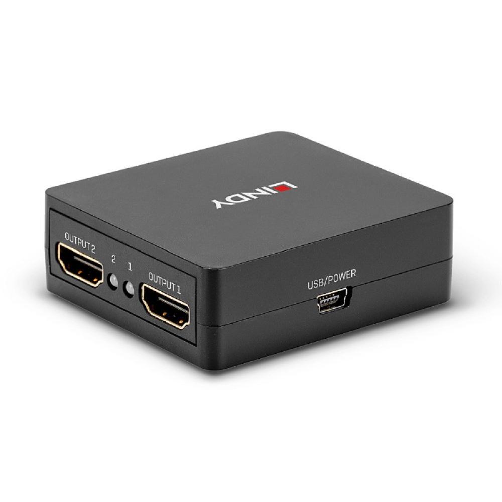 Lindy - 38358 divisor de video HDMI 2x HDMI
