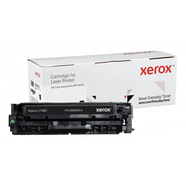 Xerox - Everyday Tóner Everyday™ Negro remanufacturado de Xerox es compatible con HP 312X (CF380X), Capacidad alta
