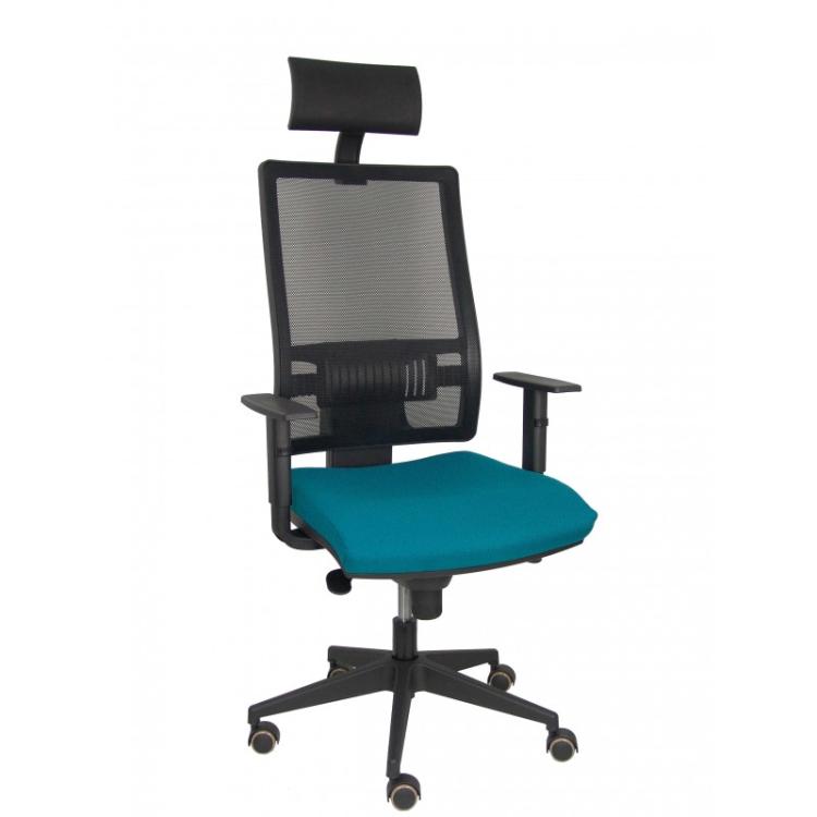 PIQUERAS Y CRESPO - Silla Horna bali verde brazo regulable y cabecero