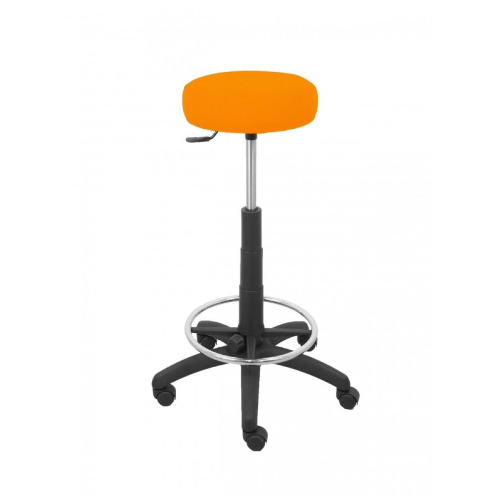 PIQUERAS Y CRESPO - Taburete Tolosa bali naranja claro