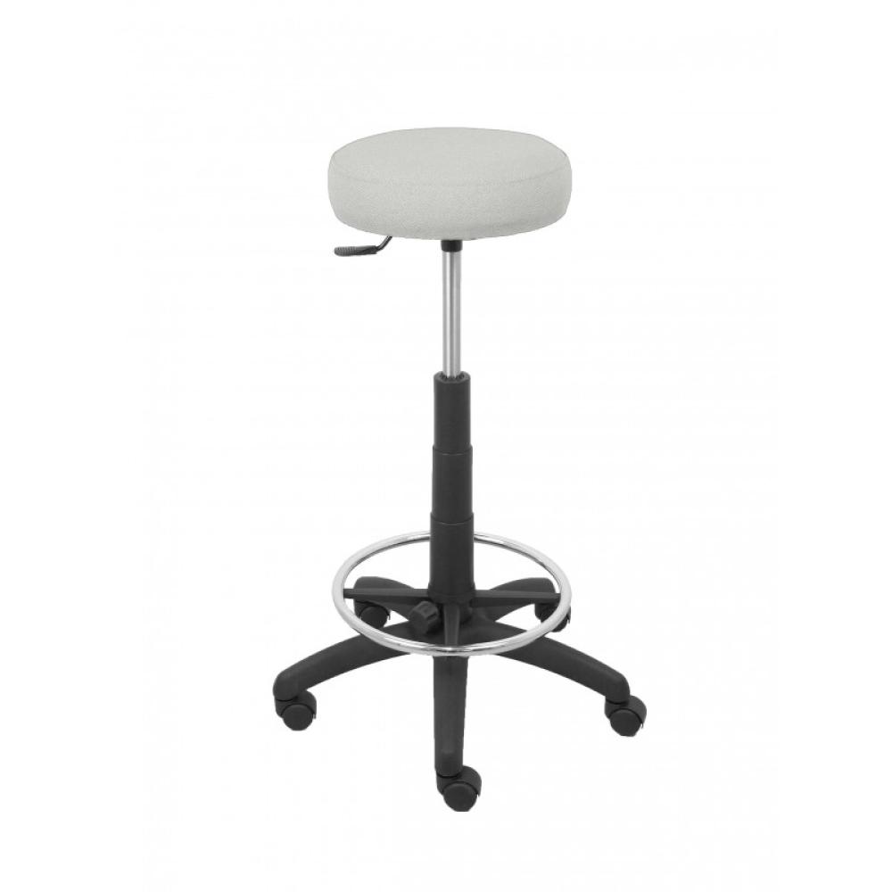 PIQUERAS Y CRESPO - Taburete Tolosa bali gris claro