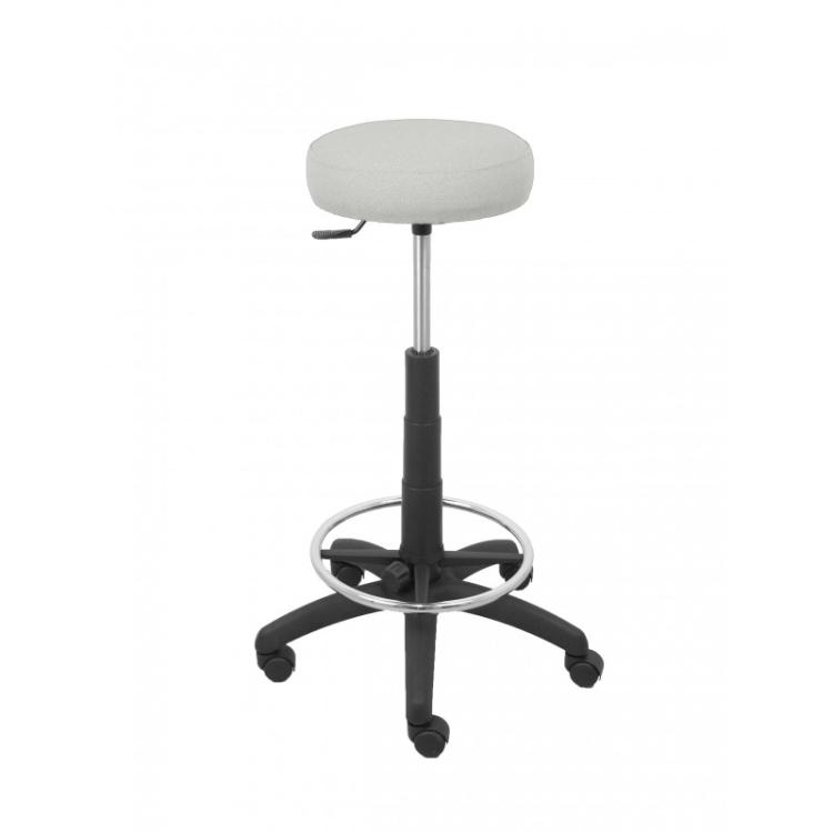 PIQUERAS Y CRESPO - Taburete Tolosa bali gris claro